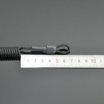 Страховочный шнур комбинированный без обвеса черный