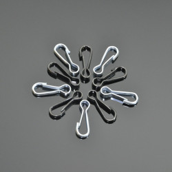 Карабін притискний металевий