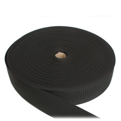 Стрічка поліамідна ремінна 50мм чорна