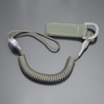 Страховочный шнур комбинированный с D-кольцом олива