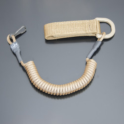 Страхувальний шнур під карабіни з D-кільцем та карабіном койот